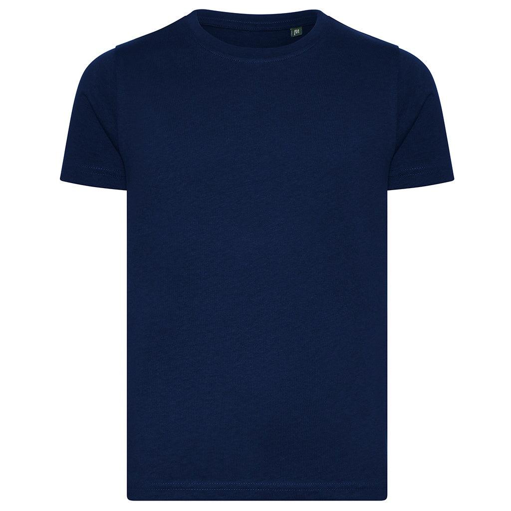 Navy - Front - Ecologie Childrens-Kids Cascades Organic T-Shirt