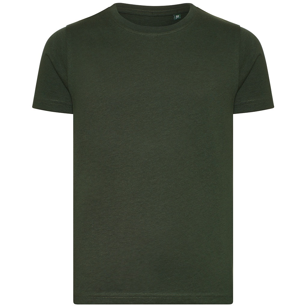 Bottle Green - Front - Ecologie Childrens-Kids Cascades Organic T-Shirt