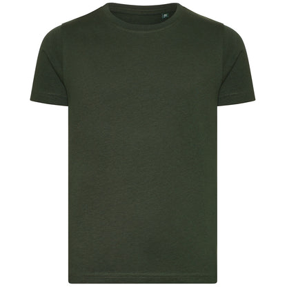 Bottle Green - Front - Ecologie Childrens-Kids Cascades Organic T-Shirt