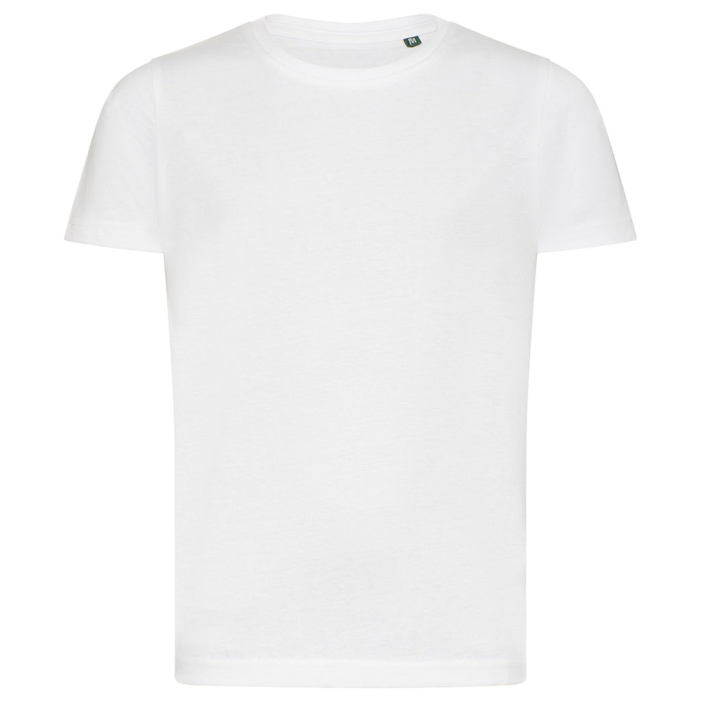 Arctic White - Front - Ecologie Childrens-Kids Cascades Organic T-Shirt