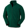 Forest Green - Front - Result Genuine Recycled Mens Polarthermic Fleece Jacket