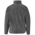 Grey - Back - Result Genuine Recycled Mens Polarthermic Fleece Jacket