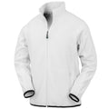 White - Front - Result Genuine Recycled Mens Polarthermic Fleece Jacket