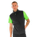 Black - Side - Result Genuine Recycled Mens Polarthermic Fleece Body Warmer