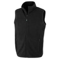 Black - Front - Result Genuine Recycled Mens Polarthermic Fleece Body Warmer