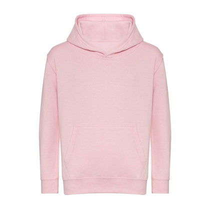 Baby Pink - Front - Awdis Childrens-Kids Organic Hoodie