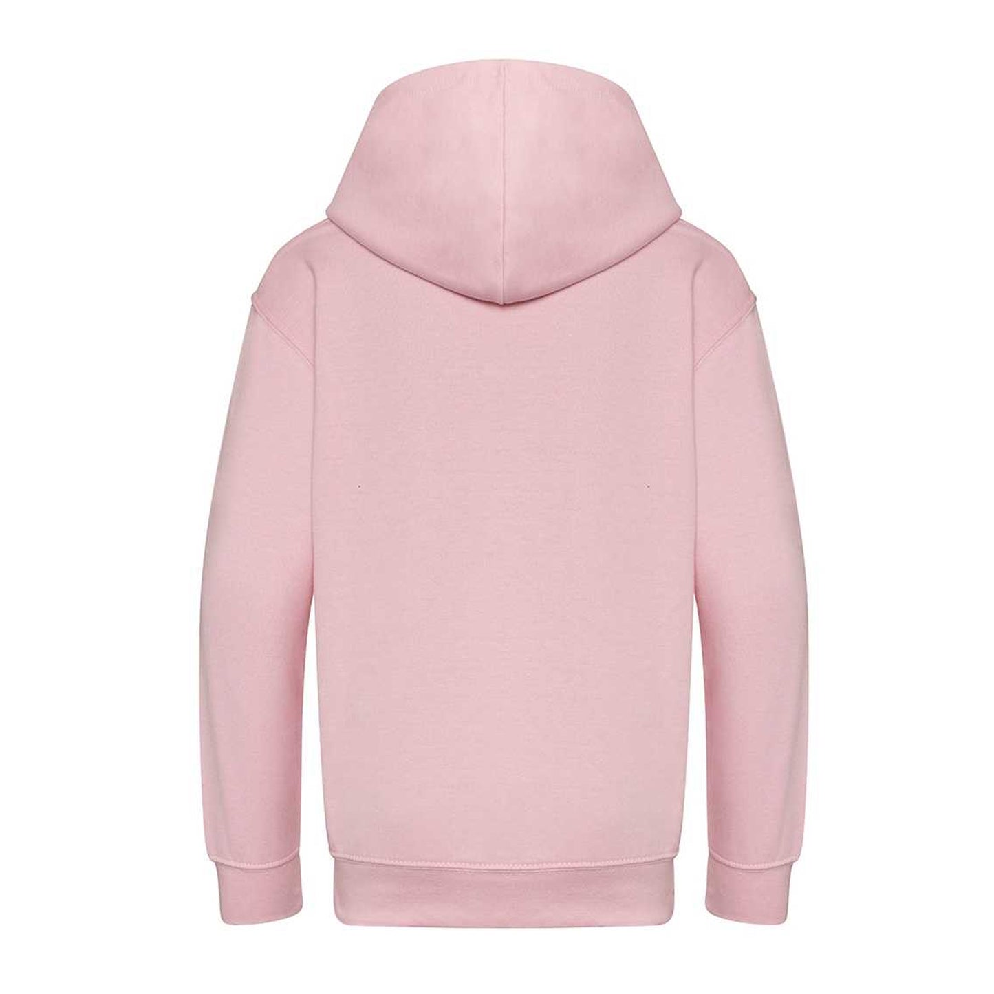 Baby Pink - Back - Awdis Childrens-Kids Organic Hoodie