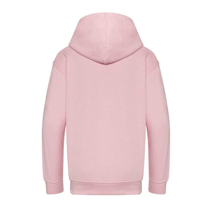 Baby Pink - Back - Awdis Childrens-Kids Organic Hoodie