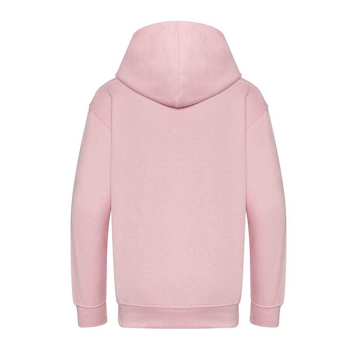 Baby Pink - Back - Awdis Childrens-Kids Organic Hoodie