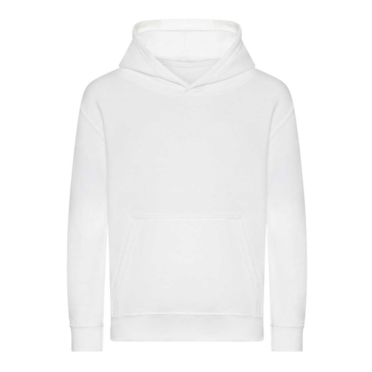Arctic White - Front - Awdis Childrens-Kids Organic Hoodie