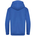 Royal Blue - Side - Awdis Childrens-Kids Organic Hoodie