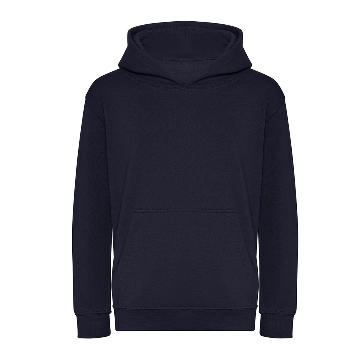 French Navy - Front - Awdis Childrens-Kids Organic Hoodie