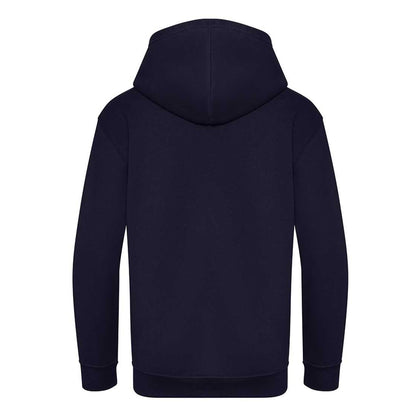 French Navy - Back - Awdis Childrens-Kids Organic Hoodie