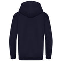 French Navy - Back - Awdis Childrens-Kids Organic Hoodie