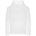 Arctic White - Front - Awdis Childrens-Kids Organic Hoodie