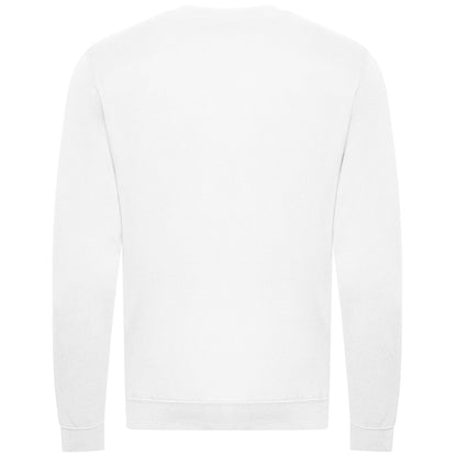 Arctic White - Back - Awdis Mens Organic Sweatshirt