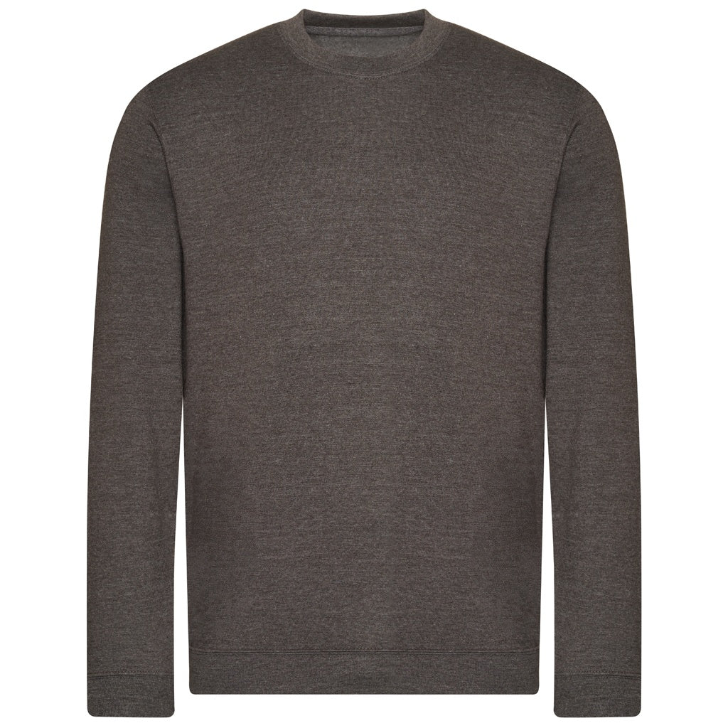 Charcoal - Front - Awdis Mens Organic Sweatshirt