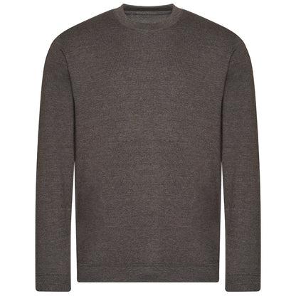 Charcoal - Front - Awdis Mens Organic Sweatshirt