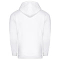Arctic White - Back - Awdis Mens Organic Full Zip Hoodie