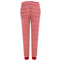 Red-White - Back - SF Womens-Ladies Stripe Lounge Pants
