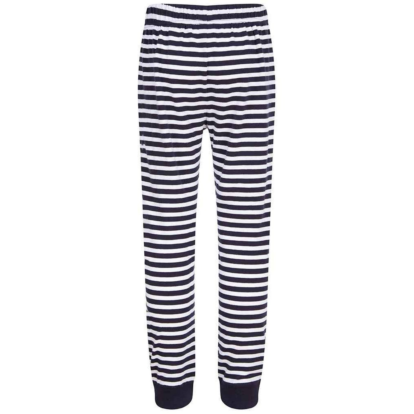 Navy-White Stripe - Back - SF Minni Childrens-Kids Lounge Pants