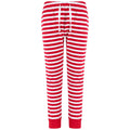 Red-White - Front - SF Minni Childrens-Kids Lounge Pants