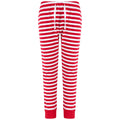 Red-White - Front - SF Minni Childrens-Kids Lounge Pants