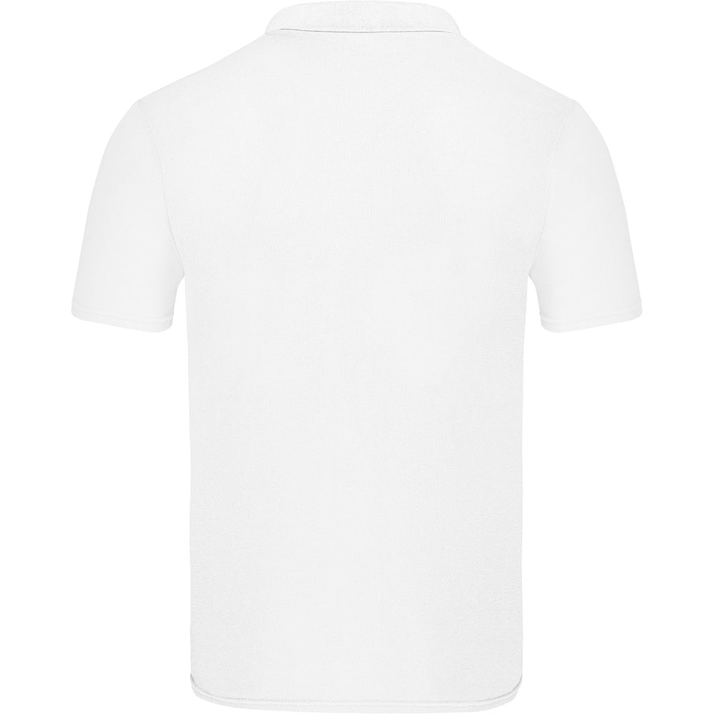 White - Back - Fruit of the Loom Mens Original Pique Polo Shirt
