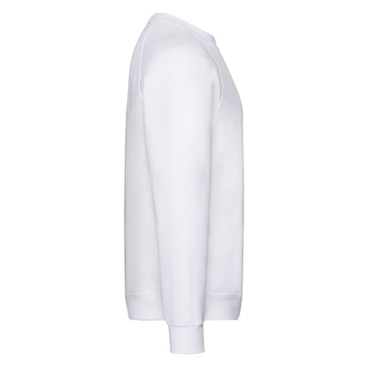 White - Side - Fruit of the Loom Mens Classic Sweatshirt