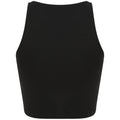 Black - Side - SF Womens-Ladies Cropped Crop Top