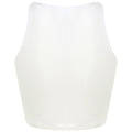 White - Back - SF Womens-Ladies Cropped Crop Top
