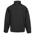 Black - Back - Result Genuine Recycled Mens Printable Soft Shell Jacket