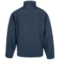 Navy - Back - Result Genuine Recycled Mens Printable Soft Shell Jacket