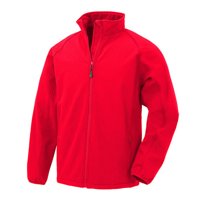 Red - Front - Result Genuine Recycled Mens Printable Soft Shell Jacket