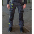 Gunmetal Grey - Back - Portwest Unisex Adult DX4 Detachable Holster Pocket Work Trousers