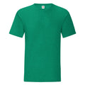 Heather Green - Front - Fruit Of The Loom Mens Iconic T-Shirt (Pack Of 5)