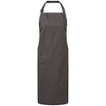 Dark Grey - Front - Premier Organic Fairtrade Certified Recycled Full Apron
