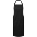 Black - Front - Premier Organic Fairtrade Certified Recycled Full Apron