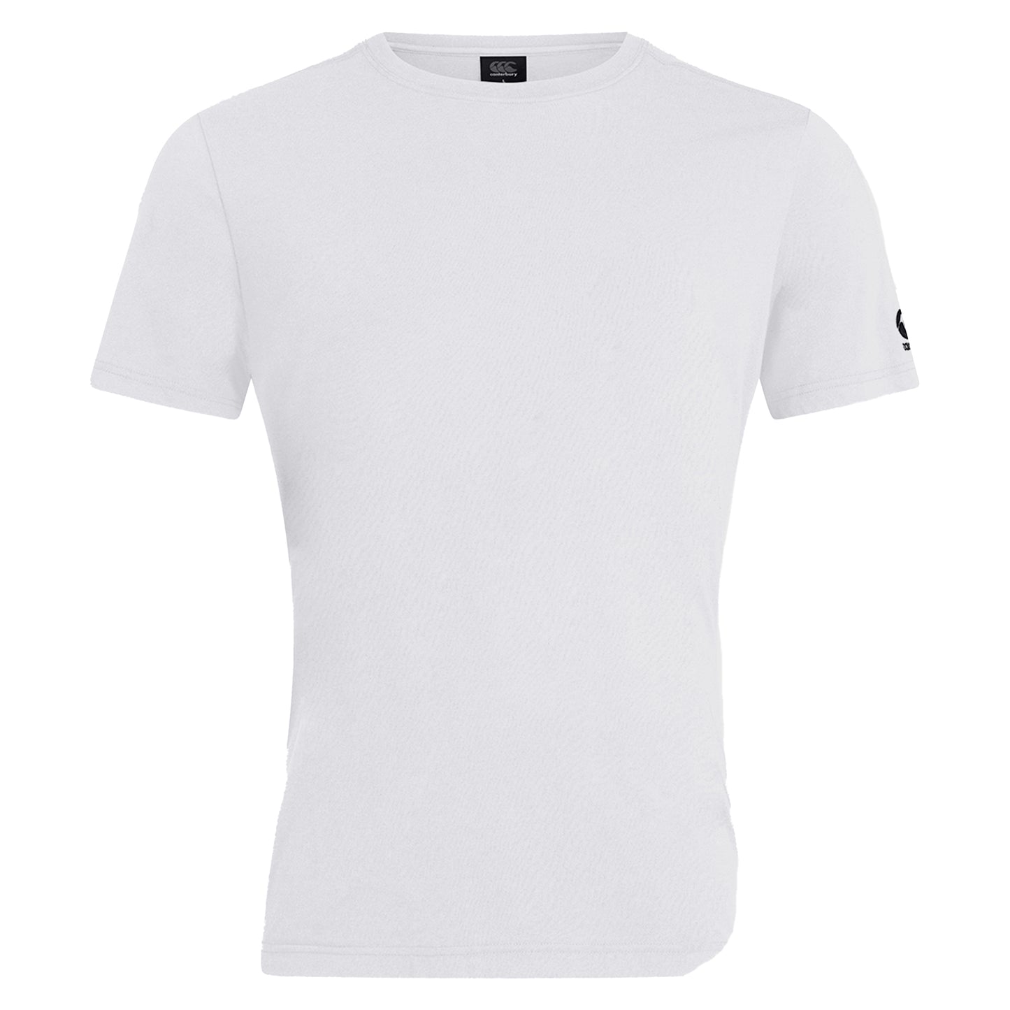 White - Front - Canterbury Unisex Adult Club Plain T-Shirt