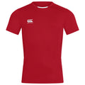 Red - Front - Canterbury Unisex Adult Club Dry T-Shirt