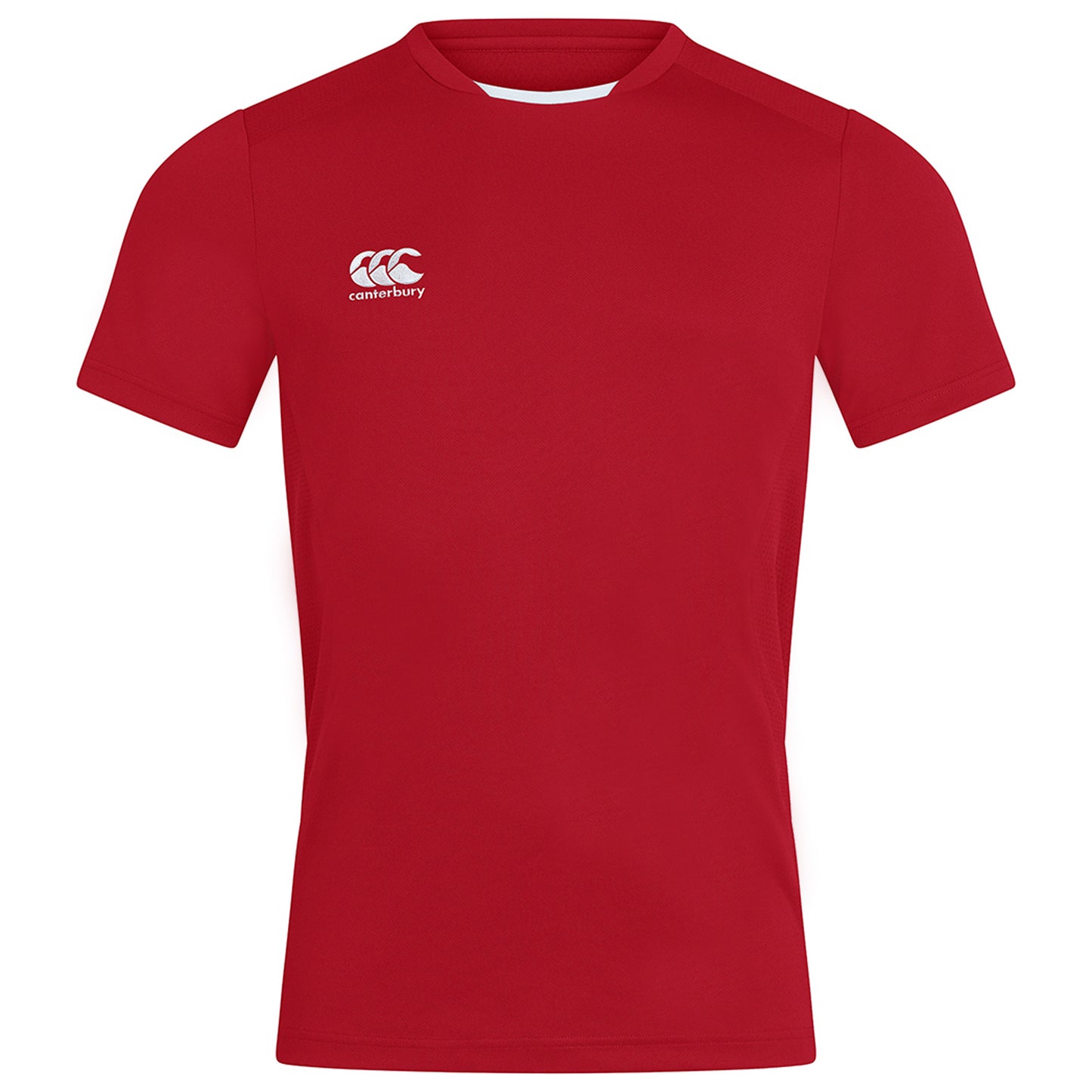Red - Front - Canterbury Unisex Adult Club Dry T-Shirt