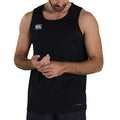 Black - Side - Canterbury Mens Club Dry Tank Top