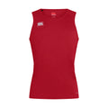 Red - Front - Canterbury Mens Club Dry Tank Top