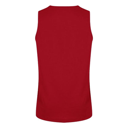 Red - Back - Canterbury Mens Club Dry Tank Top