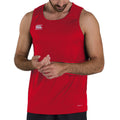 Red - Side - Canterbury Mens Club Dry Tank Top