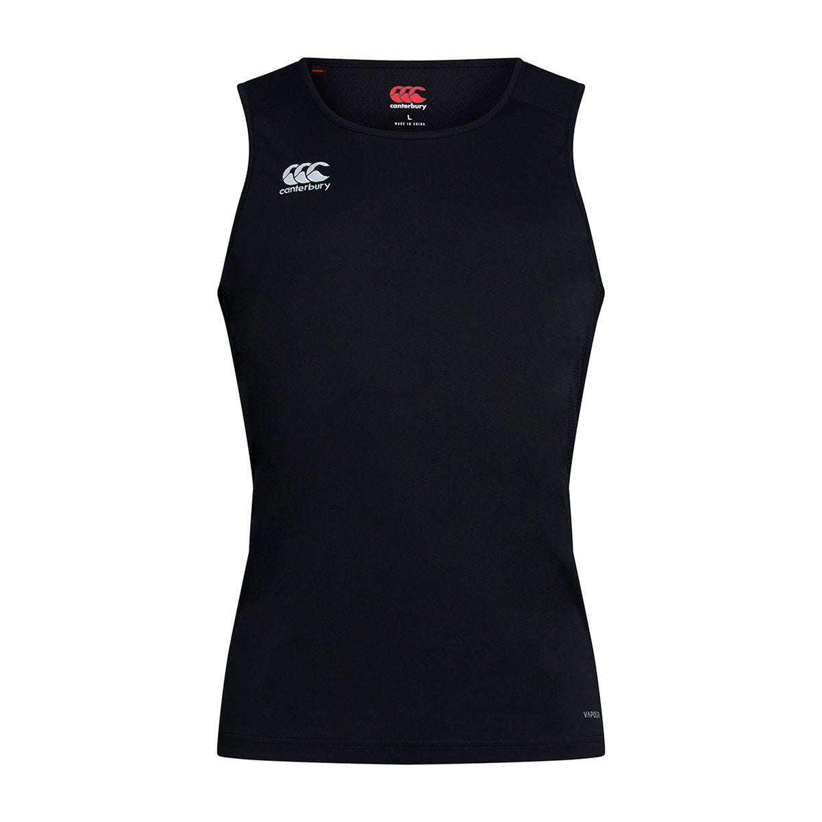 Black - Front - Canterbury Mens Club Dry Tank Top