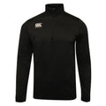 Black - Front - Canterbury Mens Club Zip Neck Track Top