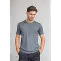 Charcoal - Back - Henbury Mens HiCool Performance T-Shirt