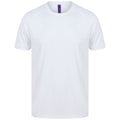White - Front - Henbury Mens HiCool Performance T-Shirt