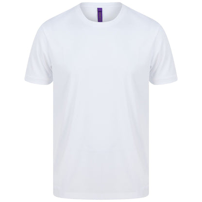 White - Front - Henbury Mens HiCool Performance T-Shirt